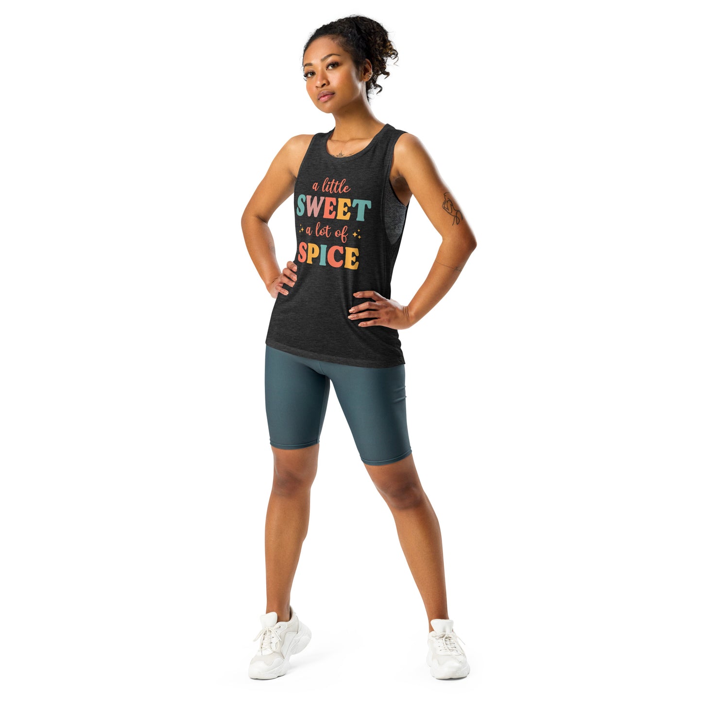 "A Little Sweet A Lot of Spice" Women's Muscle Tank