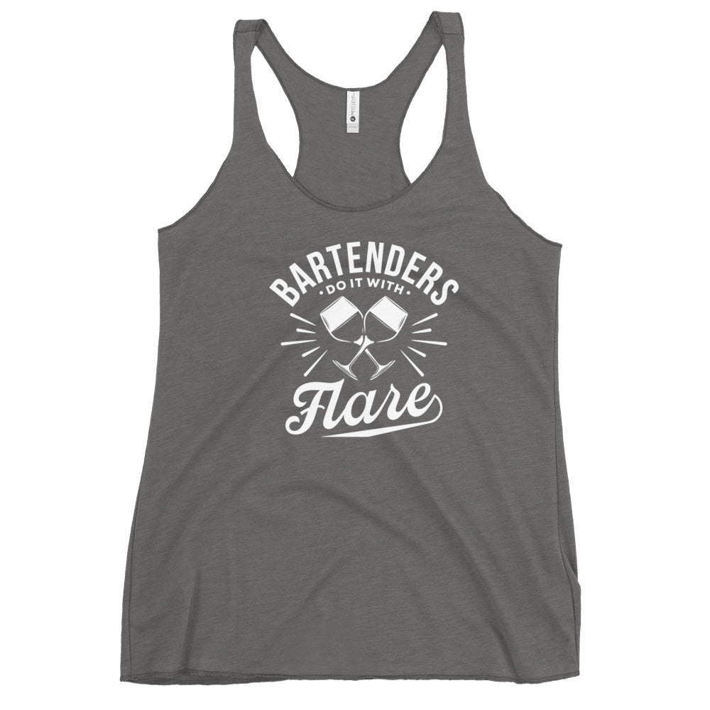 "Bartenders do it with Flair" Women's Bartender Tank