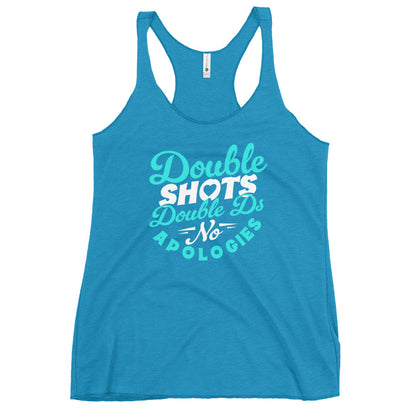 "Double Shots, Double Ds, No Apologies" Women's Bartender Tank